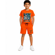 Boys Los Angeles Graphic Co-ord Set – Orange