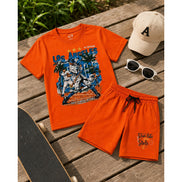 Boys Los Angeles Graphic Co-ord Set – Orange