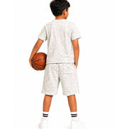Boys Play Hard Basketball Printed Co-Ord Set