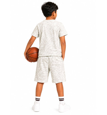 Boys Play Hard Basketball Printed Co-Ord Set