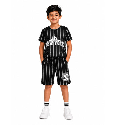 Boys New York Striped Co-ord Set