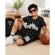 Boys New York Striped Co-ord Set