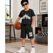 Boys New York Striped Co-ord Set