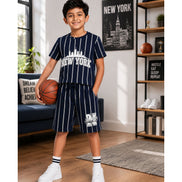 Boys New York Striped Co-ord Set