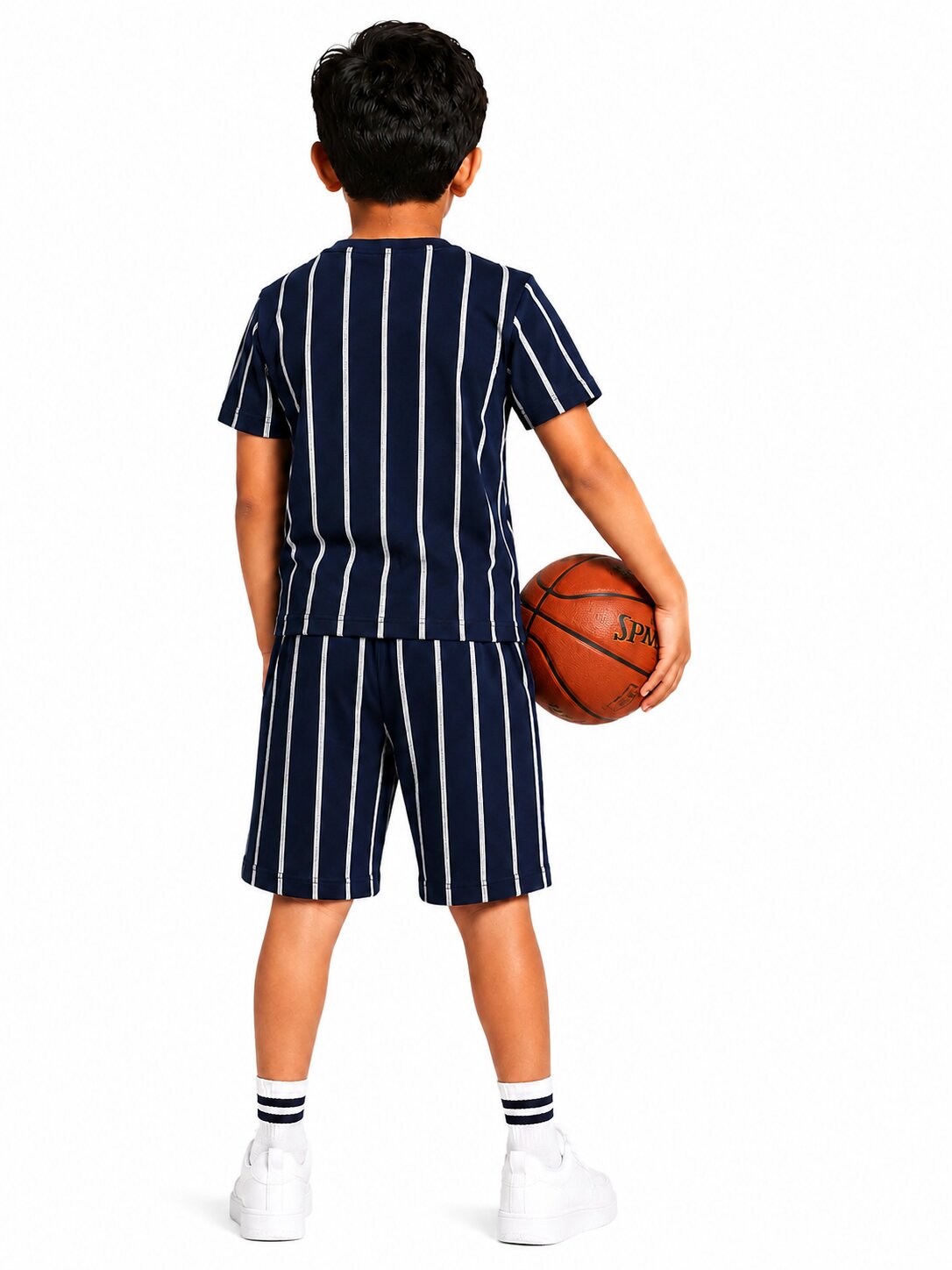 Boys Printed Regular Fit T-Shirt & Shorts Co-Ord Set