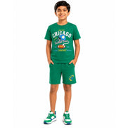 Boys Chicago Football Co-ord Set – Green