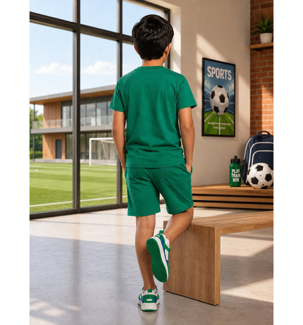 Boys Chicago Football Co-ord Set – Green