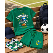 Boys Chicago Football Co-ord Set – Green