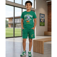 Boys Chicago Football Co-ord Set – Green