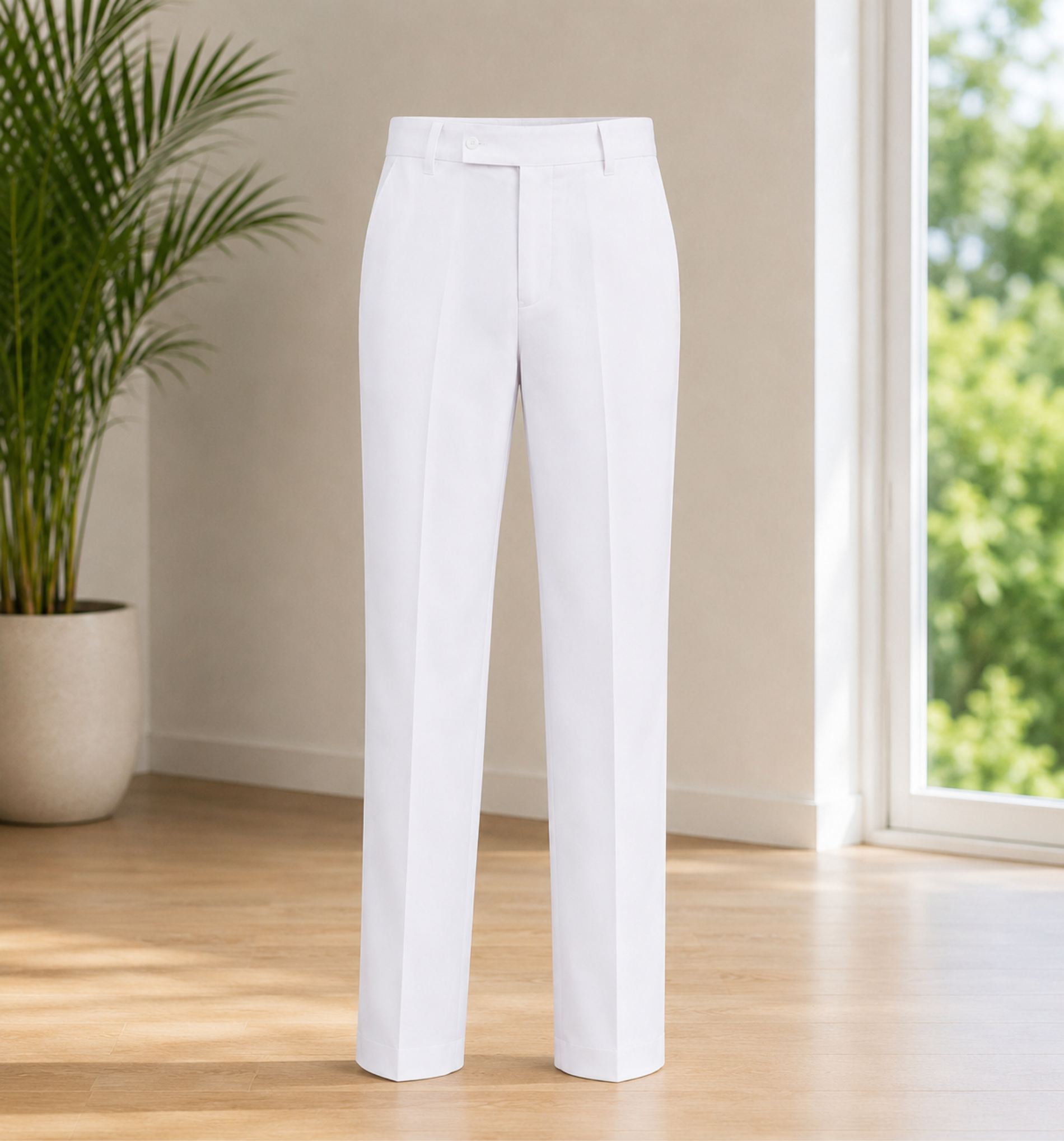 White School Uniform Trousers