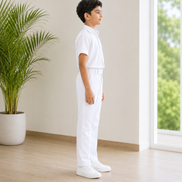 White School Uniform Trousers