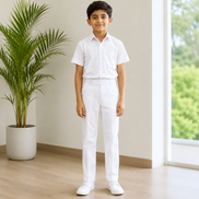 White School Uniform Trousers