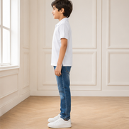 Classic White Polo Uniform T-Shirt