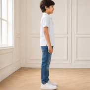 Classic White Polo Uniform T-Shirt