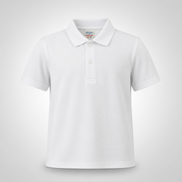 Classic White Polo Uniform T-Shirt