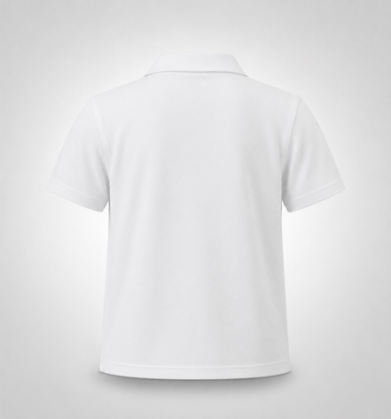 Classic White Polo Uniform T-Shirt
