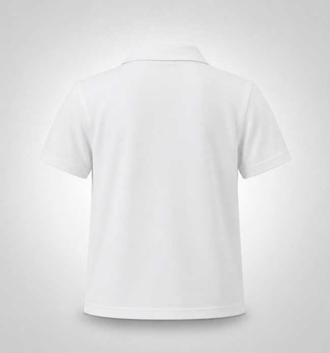 Classic White Polo Uniform T-Shirt