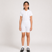 White Uniform Cycling Shorts