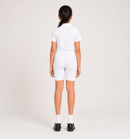 White Uniform Cycling Shorts