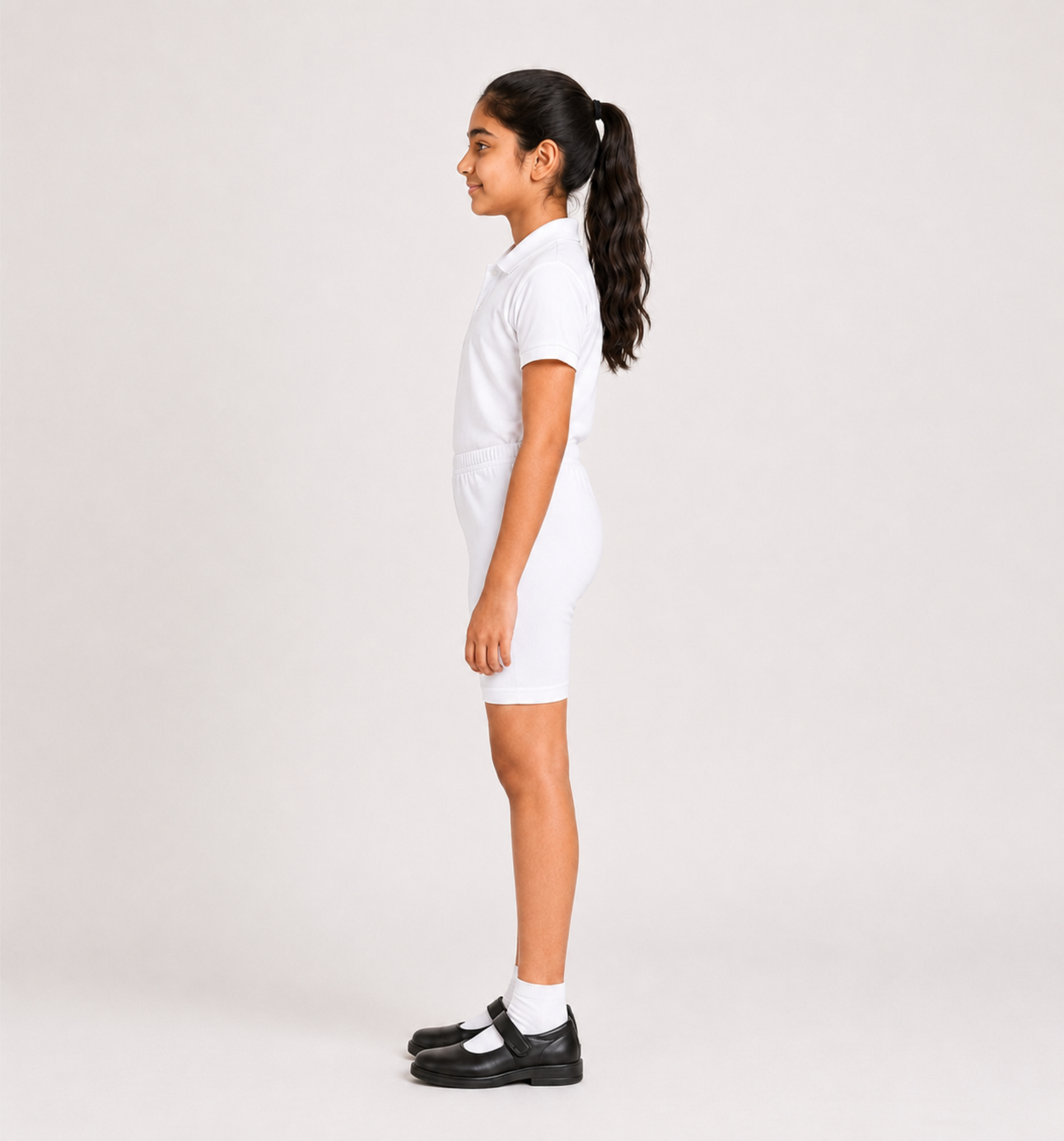 White Uniform Cycling Shorts