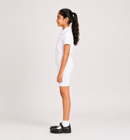 White Uniform Cycling Shorts