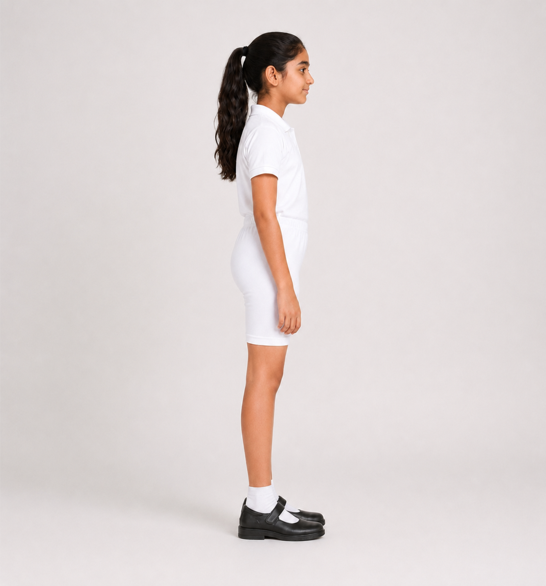 White Uniform Cycling Shorts