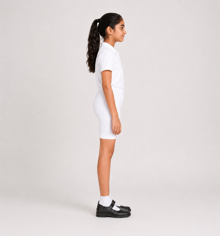 White Uniform Cycling Shorts