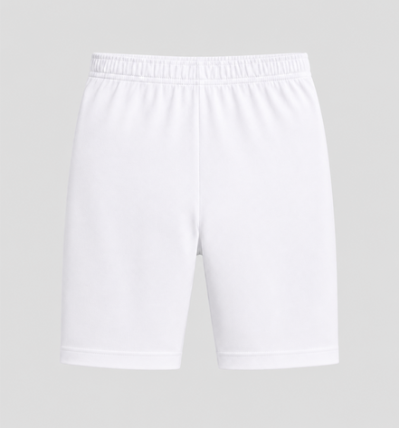 White Uniform Cycling Shorts
