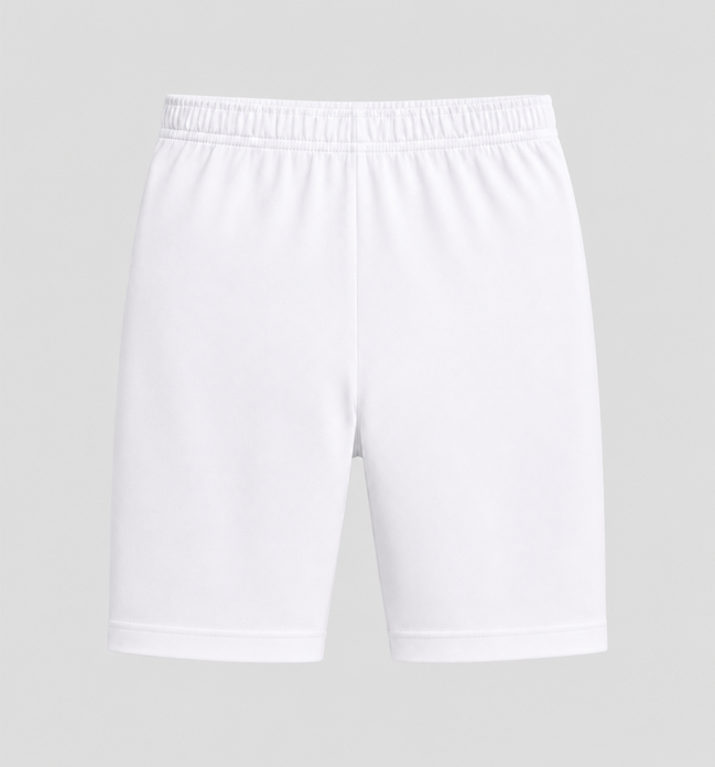 White Uniform Cycling Shorts