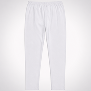 White Full-Length School Uniform Tights