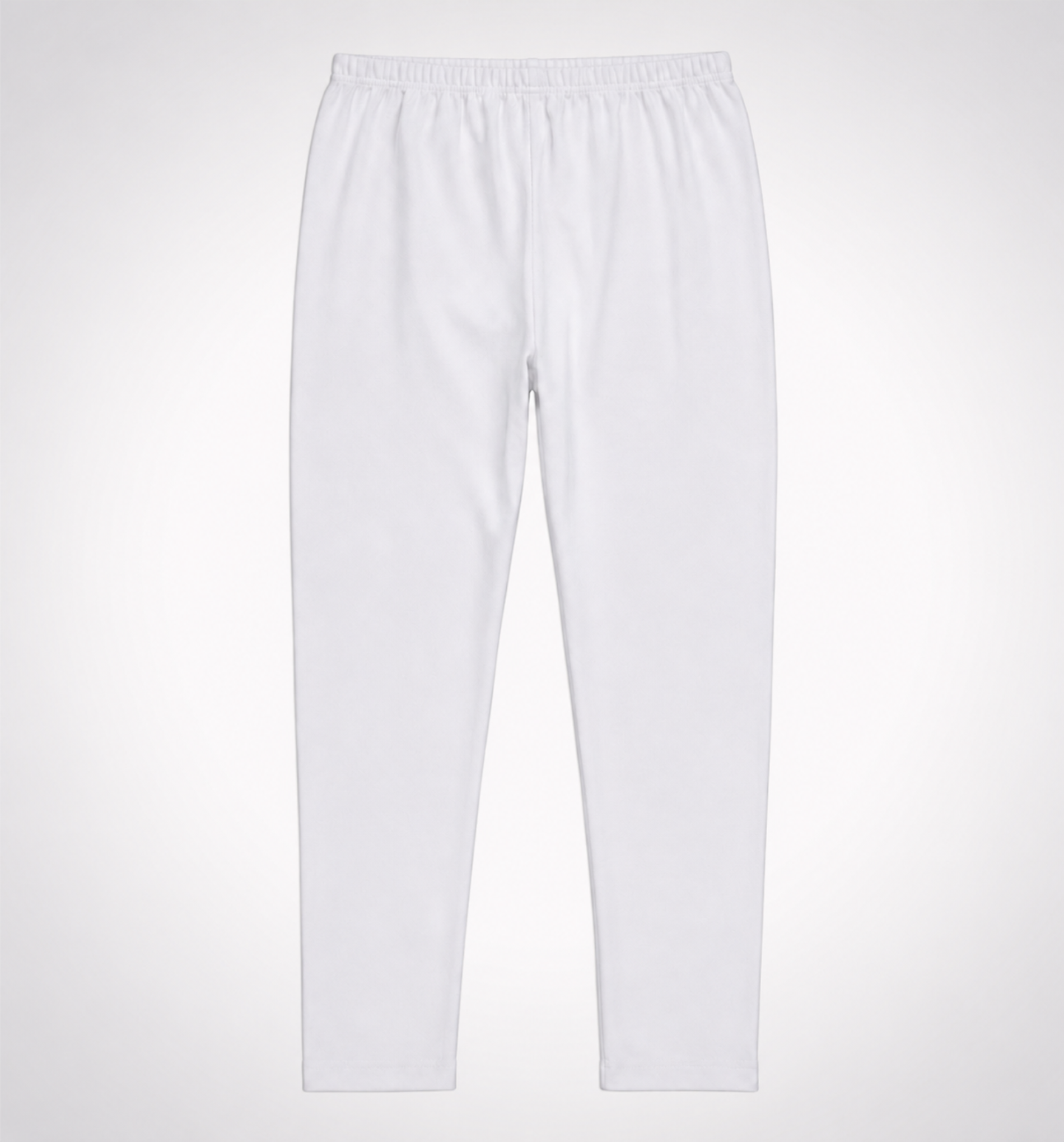 White Full-Length School Uniform Tights