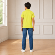 Yellow Polo Uniform T-Shirt
