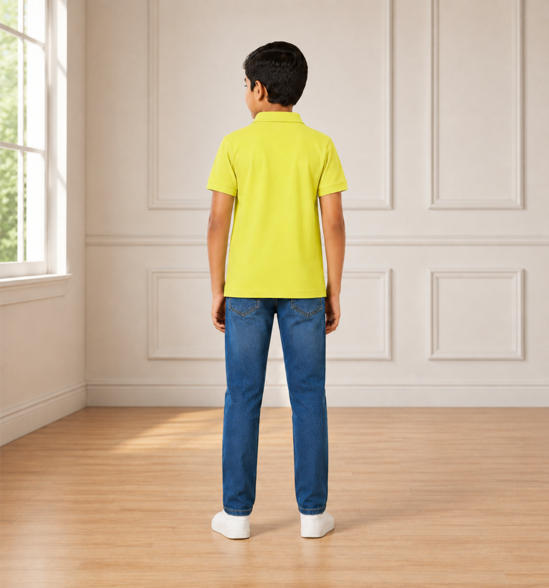 Yellow Polo Uniform T-Shirt