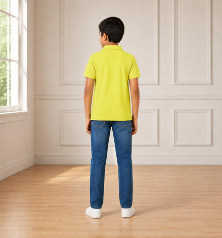 Yellow Polo Uniform T-Shirt