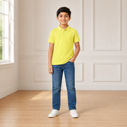 Yellow Polo Uniform T-Shirt