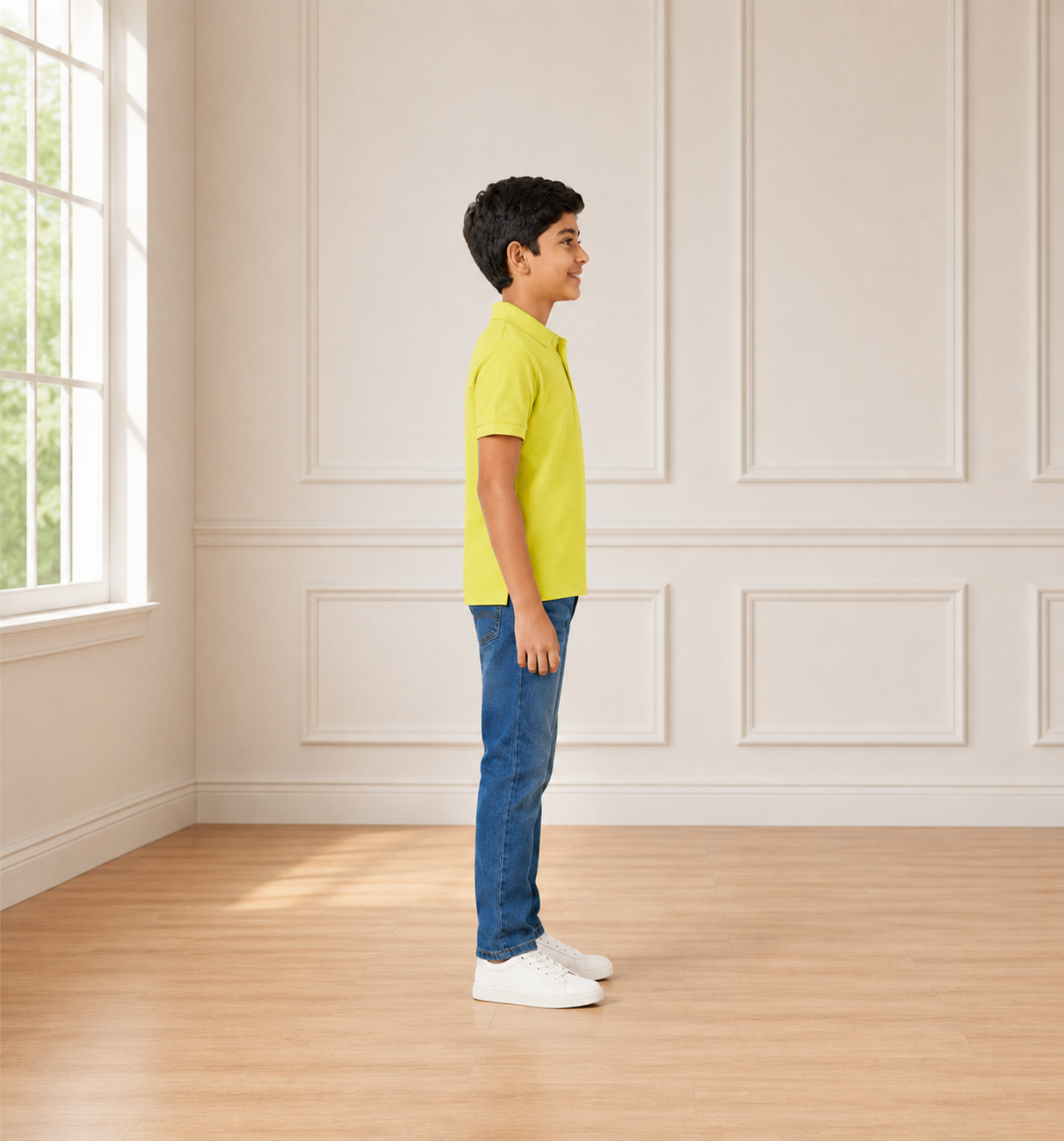 Yellow Polo Uniform T-Shirt