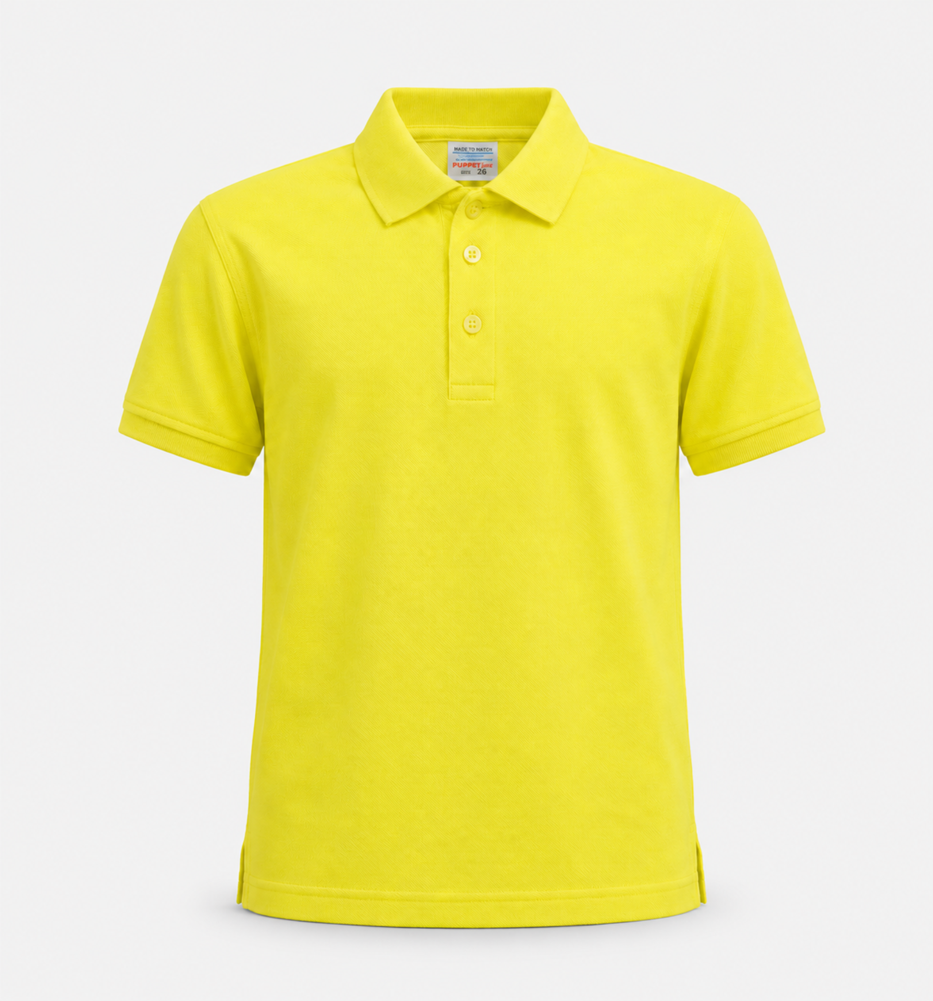 Yellow Polo Uniform T-Shirt