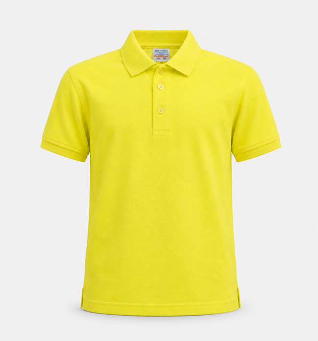 Yellow Polo Uniform T-Shirt