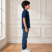 Navy Blue Polo Uniform T-Shirt