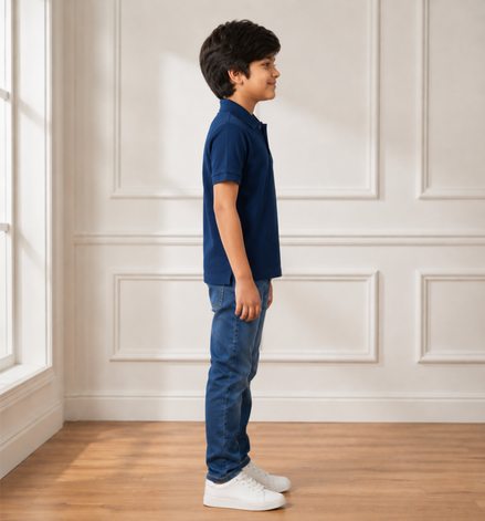 Navy Blue Polo Uniform T-Shirt