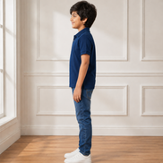 Navy Blue Polo Uniform T-Shirt