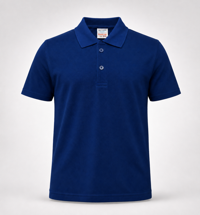 Navy Blue Polo Uniform T-Shirt