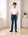 Blue Denim Uniform Jeans