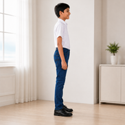 Blue Denim Uniform Jeans