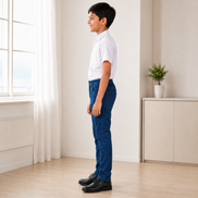 Blue Denim Uniform Jeans