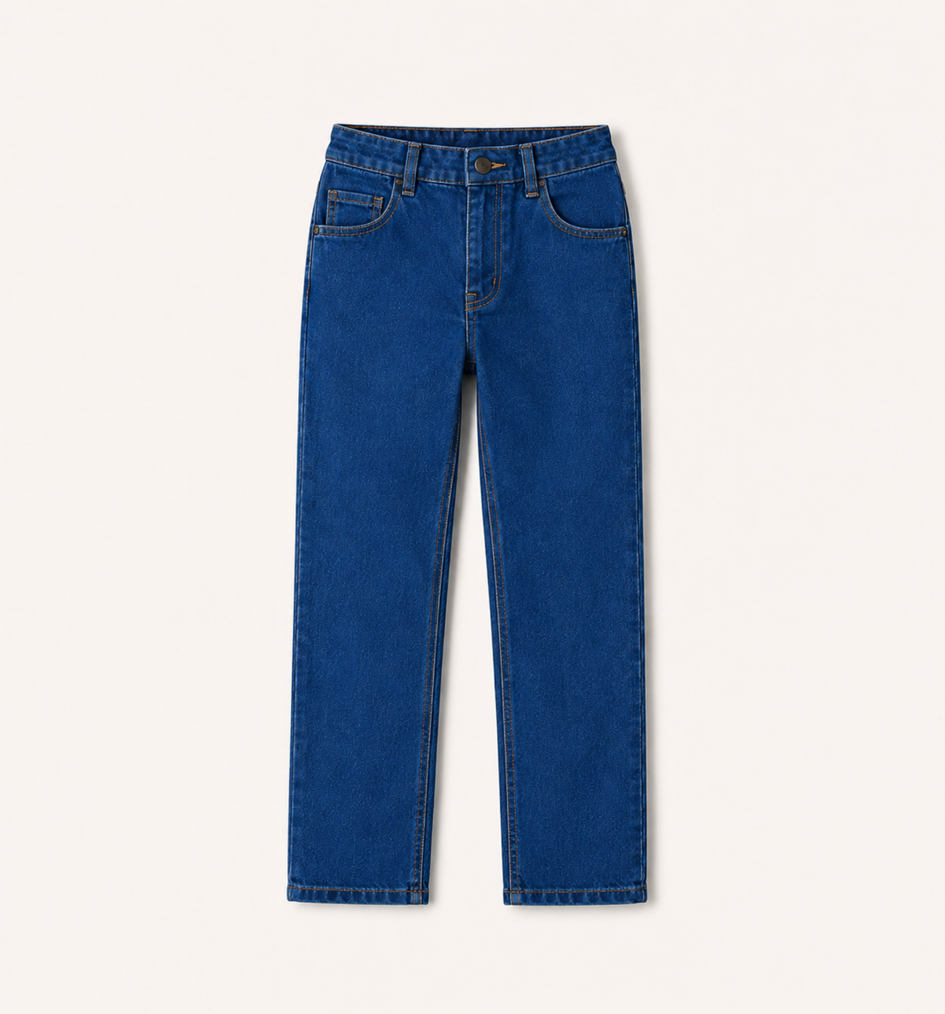 Blue Denim Uniform Jeans