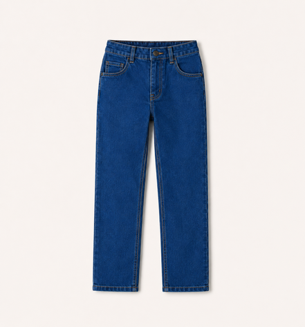 Blue Denim Uniform Jeans