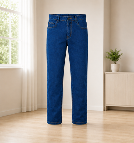 Blue Denim Uniform Jeans