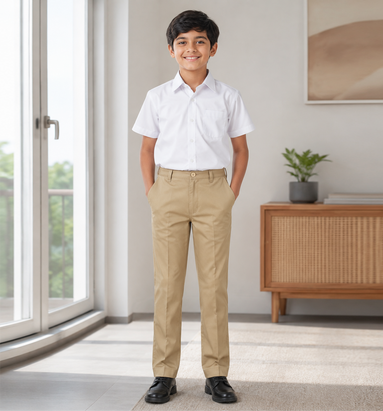 Khaki School Uniform Trousers