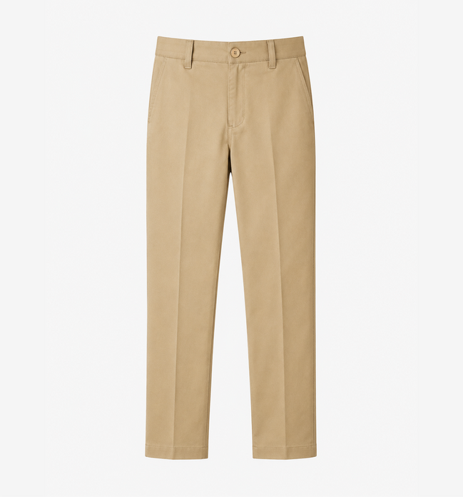 Khaki School Uniform Trousers